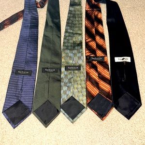 5 NWOT Van Heusen Silk Ties